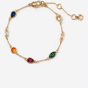 Kate Spade Delicate Bracelet with Cubic Zirconium Gemstones
